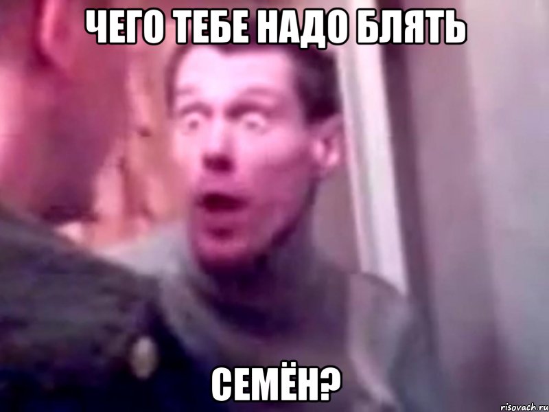 ЧЕГО ТЕБЕ НАДО БЛЯТЬ СЕМЁН?, Мем Запили