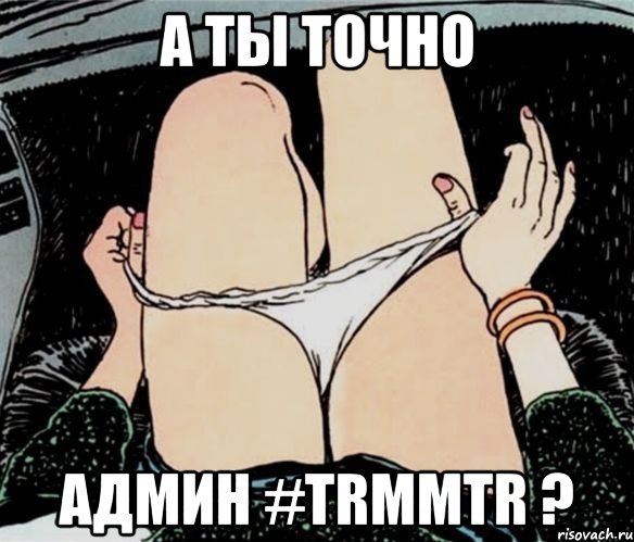 А ты точно Админ #TRMMTR ?, Мем А ты точно