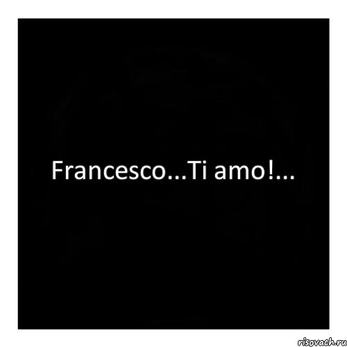 Francesco...Ti amo!..., Комикс черный квадрат