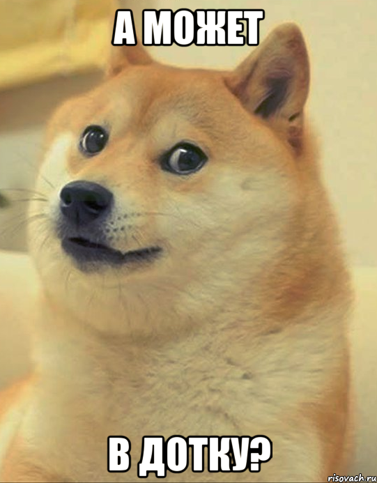 А может в дотку?, Мем doge woof