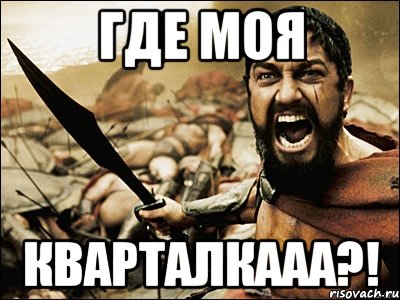 Где моя кварталкааа?!, Мем Это Спарта