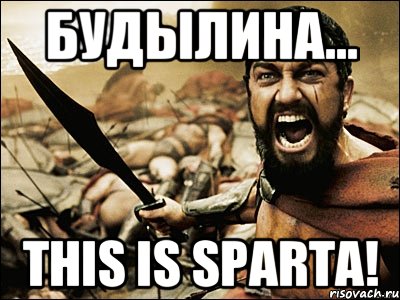 Будылина... THIS IS SPARTA!, Мем Это Спарта