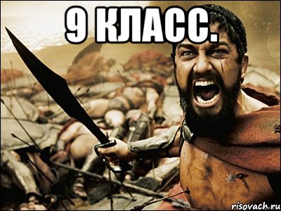 9 класс. , Мем Это Спарта