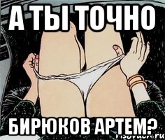 А ты точно Бирюков Артем?, Мем А ты точно