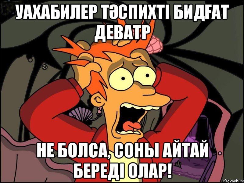 Уахабилер Тәспихті Бидғат деватр не болса, соны айтай береді олар!, Мем Фрай в панике