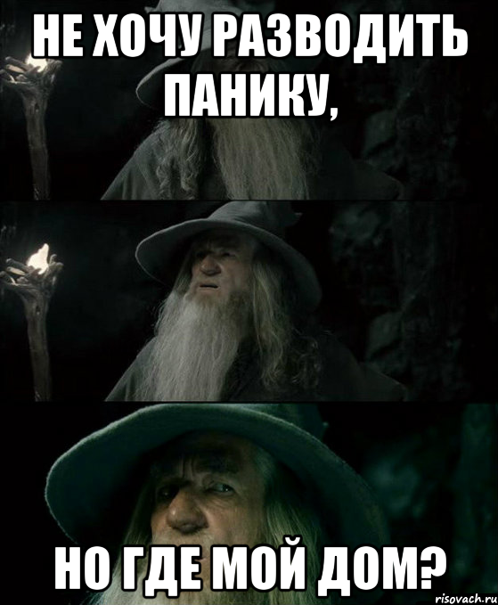 не хочу разводить панику, но где мой дом?, Комикс Гендальф заблудился