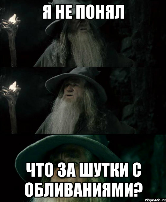 Я не понял Что за шутки с обливаниями?, Комикс Гендальф заблудился