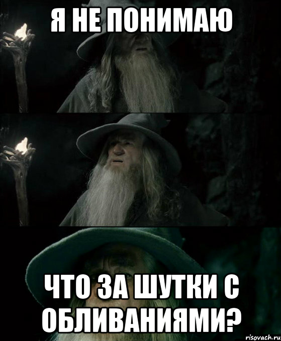 Я не понимаю Что за шутки с обливаниями?, Комикс Гендальф заблудился