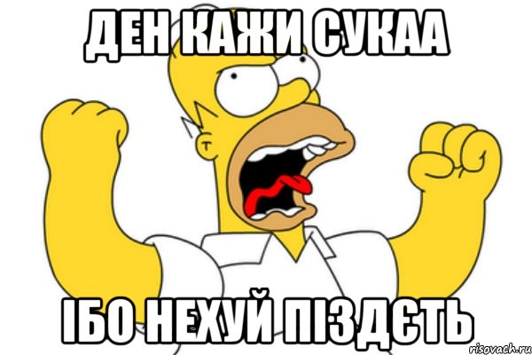 ден кажи сукаа ібо нехуй піздєть, Мем Разъяренный Гомер