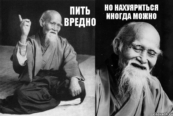 Пить вредно но нахуяриться иногда можно