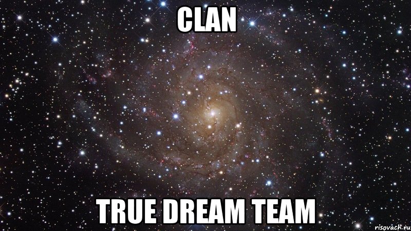 Clan True Dream Team, Мем  Космос (офигенно)