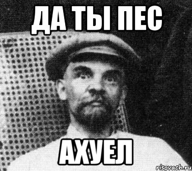 Да ты пес ахуел, Мем   Ленин удивлен