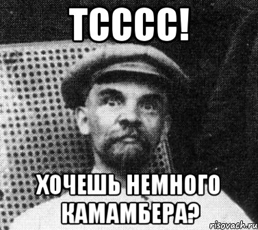 Тсссс! Хочешь немного камамбера?, Мем   Ленин удивлен