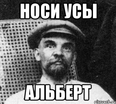 Носи усы Альберт, Мем   Ленин удивлен