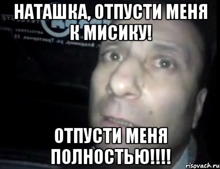 Наташка, отпусти меня к Мисику! Отпусти меня полностью!!!!, Мем Ломай меня полностью