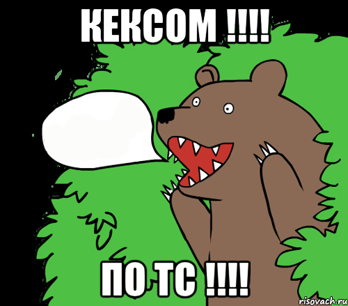 КЕКСОМ !!!! По ТС !!!!, Комикс медведь из кустов