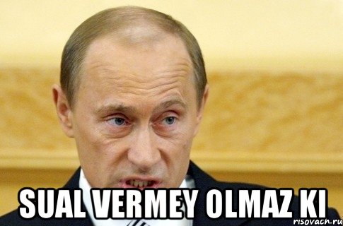  Sual vermey olmaz ki, Мем путин