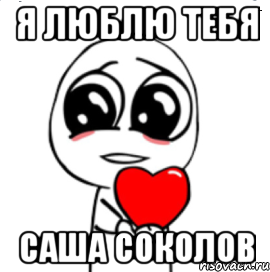 Я люблю тебя Саша Соколов, Мем  Я тебя люблю