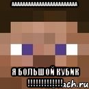 аааааааааааааааааааааааа я большой кубик !!!!!!!!!!!!!, Мем стив