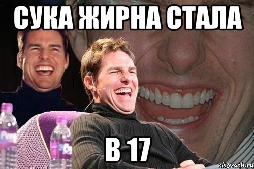 Сука жирна стала в 17, Мем том круз