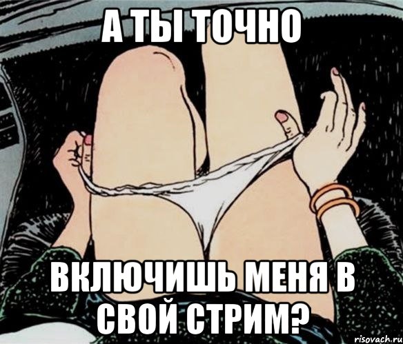 а ты точно включишь меня в свой стрим?, Мем А ты точно