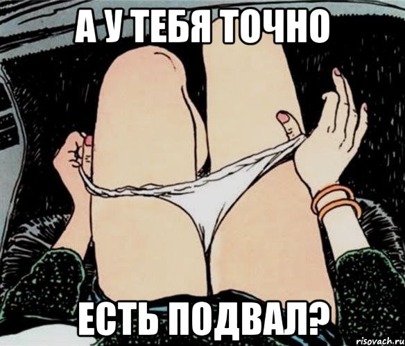 а у тебя точно есть подвал?, Мем А ты точно