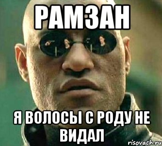 Рамзан я волосы с роду не видал, Мем  а что если я скажу тебе