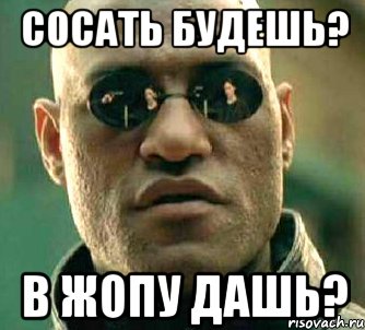 СОСАТЬ БУДЕШЬ? В ЖОПУ ДАШЬ?, Мем  а что если я скажу тебе