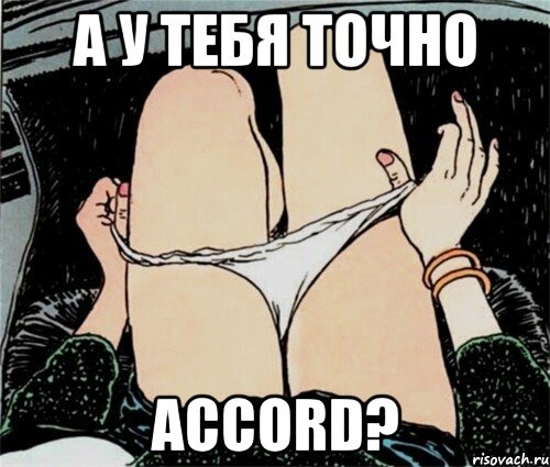 А у тебя точно ACCORD?, Мем А ты точно