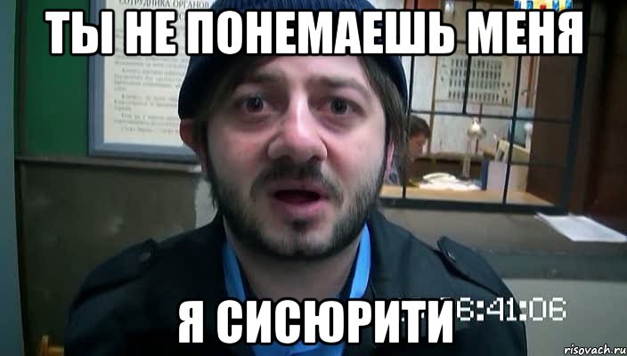 Ты не понемаешь меня Я сисюрити, Мем Бородач