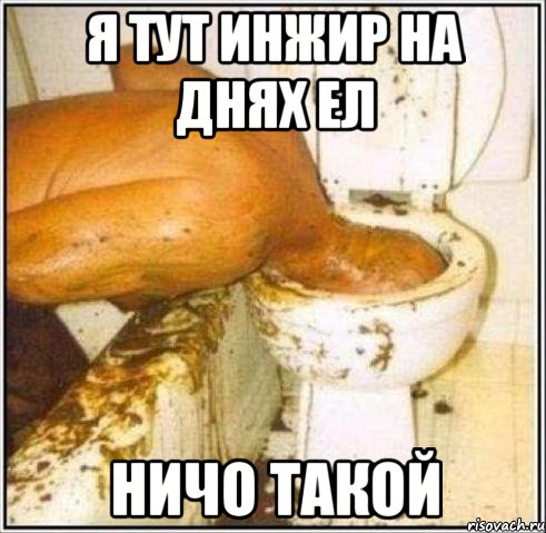 я тут инжир на днях ел ничо такой, Мем Дайвер