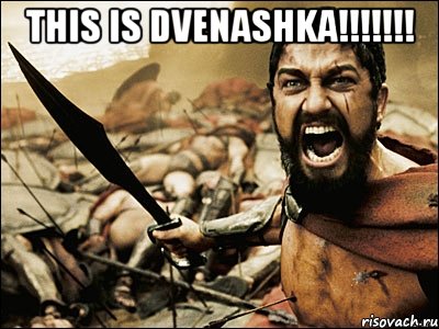 this is dvenashka!!!!!!! , Мем Это Спарта