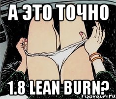 А ЭТО ТОЧНО 1.8 Lean Burn?, Мем А ты точно