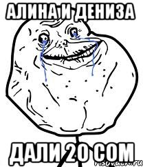 Алина и Дениза Дали 20 сом, Мем Forever Alone