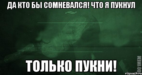 да кто бы сомневался! что я пукнул только пукни!, Мем Игра слов 2