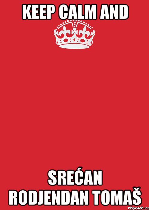 Keep Calm and Srećan Rodjendan Tomaš, Комикс Keep Calm 3