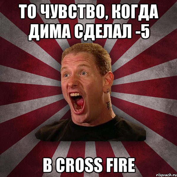 То чувство, когда Дима сделал -5 в Cross Fire, Мем Кори Тейлор в шоке