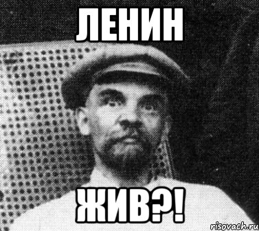 ЛЕНИН ЖИВ?!, Мем   Ленин удивлен