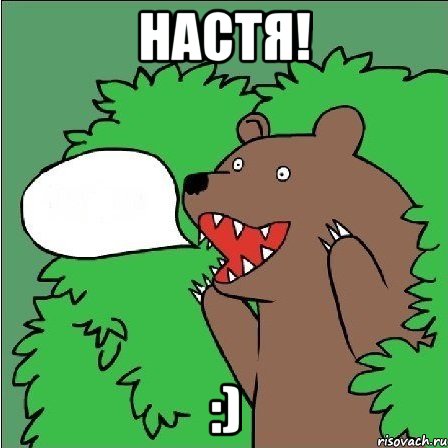 Настя! :), Мем Медведь-шлюха