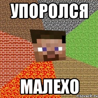 УПОРОЛСЯ МАЛЕХО, Мем Миникрафтер