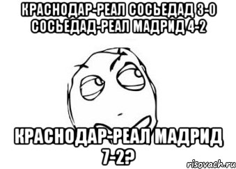 Краснодар-Реал Сосьедад 3-0 Сосьедад-Реал Мадрид 4-2 Краснодар-Реал Мадрид 7-2?, Мем Мне кажется или