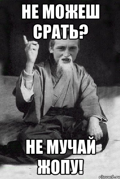 Не можеш срать? Не мучай жопу!, Мем Мудрий паца