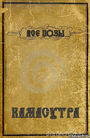 ВСЕ ПОЗЫ КАМАСУТРА, Комикс обложка книги