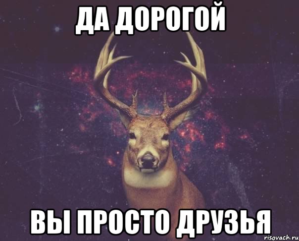 Да дорогой вы просто друзья