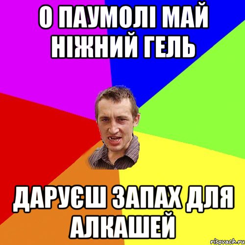 О паумолі май ніжний гель даруєш запах для алкашей, Мем Чоткий паца