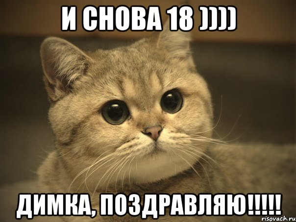 И снова 18 )))) Димка, поздравляю!!!!!