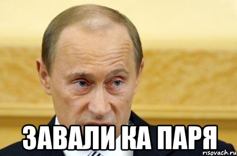  завали ка паря, Мем путин