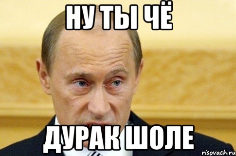 Ну ты чё Дурак шоле, Мем путин