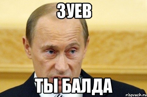 Зуев ты БАЛДА, Мем путин