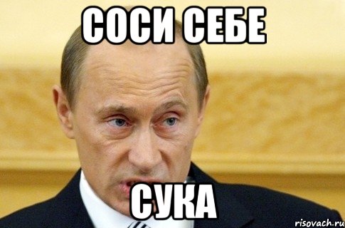 Соси себе Сука, Мем путин